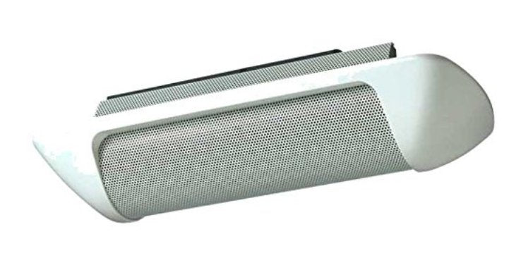 TOA Electronics H-1 EX | Flush-Mount Coaxial Interior Design Ceiling Speaker, Cylinder-Shaped