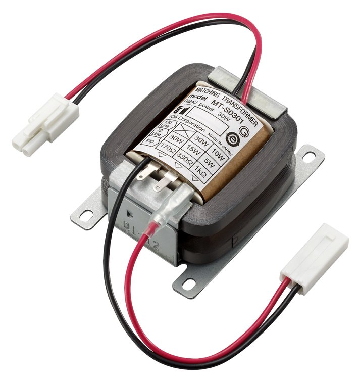 TOA Electronics MT-S0301 | 30W Matching Transformer for Type H Series Speakers