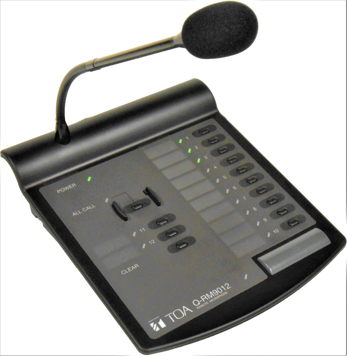 TOA Electronics Q-RM9012PS | Remote Paging Microphone with Power Supply
