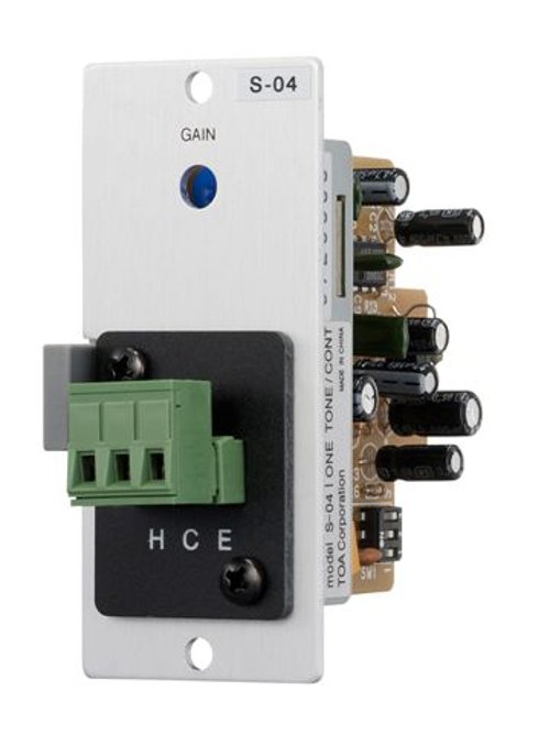 TOA Electronics S-04S T | Switch-Selectable Tone Generator Module for 900 Series Amplifiers