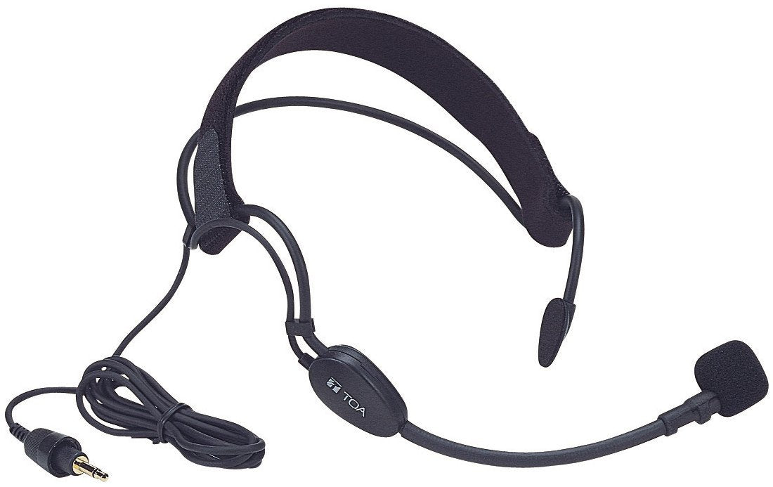 TOA Electronics WH-4000A | Aerobic Cardioid Condenser Headset Microphone for WM-5325 Wireless Transmitter
