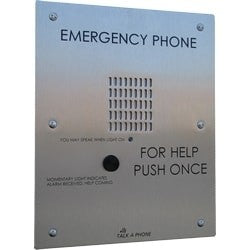 Talk-A-Phone ETP-100EV-MOD | Hands-free Indoor Emergency Phone, Flush Mounted with Voice Location Identifier