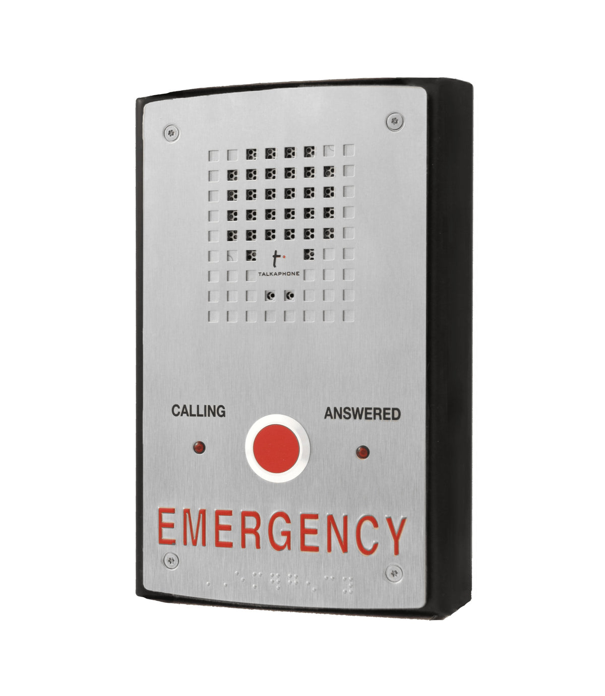 Talk-A-Phone ETP-120EX | Indoor-Rated Analog Call Station With "Emergency" Button/Signage And Relay Output