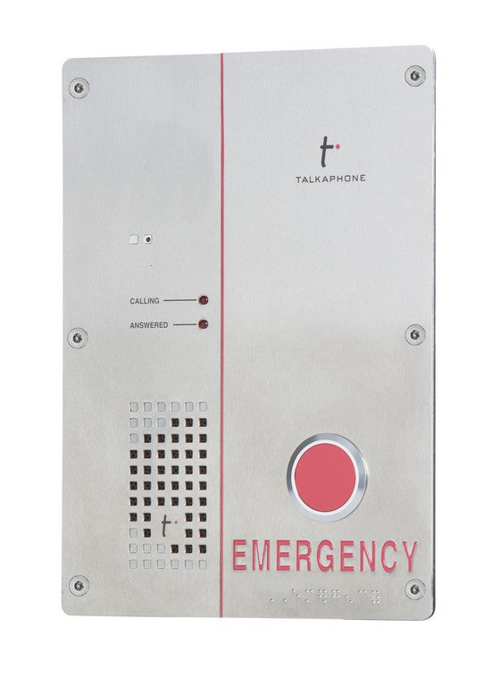 Talk-A-Phone ETP-500C3AX | ETP-500 Series Analog Call Station with "CALL" Button/Signage and IP Camera