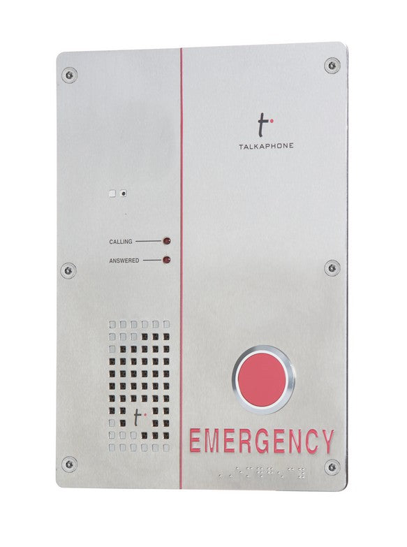 Talk-A-Phone ETP-520E | ETP-520 Series Analog Call Station with "EMERGENCY" Button/Signage