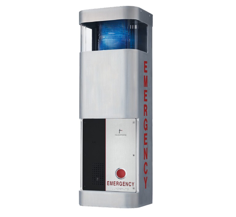Talk-A-Phone ETP-WM-W-24 | ETP-WM Series Wall Mount with Integrated LED Blue Light