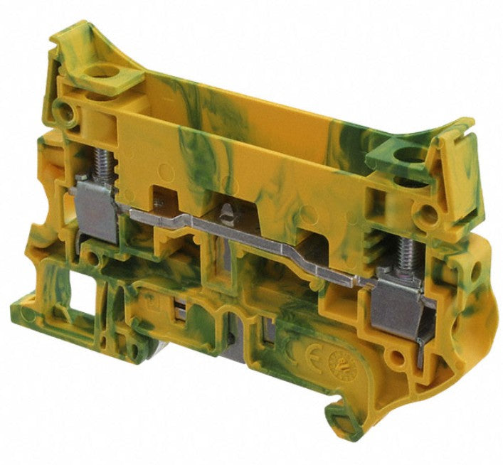 TE Connectivity 1SNK508151R0000 | Screw Clamp Terminal Block, 1-Circuit, Ground, 2 Positions, 2000 V, 28.4 G