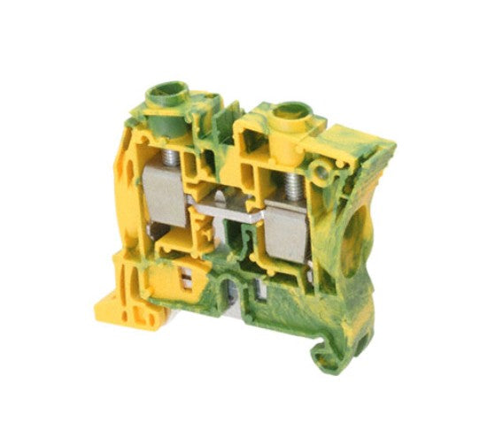 TE Connectivity 1SNK510150R0000 | ZS16-PE Screw Clamp Terminal Block - Ground - Green/Yellow