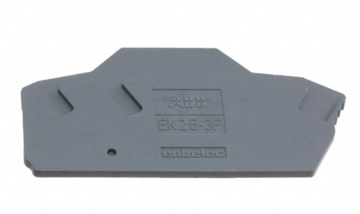 TE Connectivity 1SNK705911R0000 | END SECTION - DARK GREY EK2.5-3P