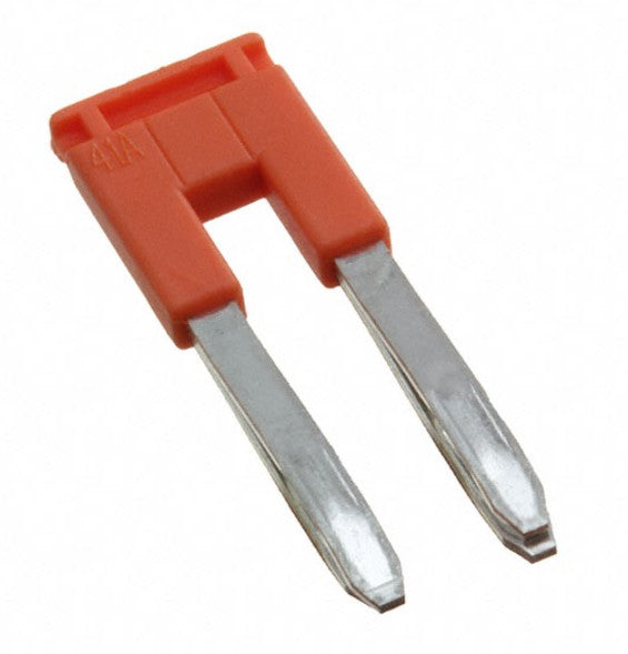 TE Connectivity 1SNK906302R0000 | Orange, 2 pole type JB6-2, 41 Amp jumper bar