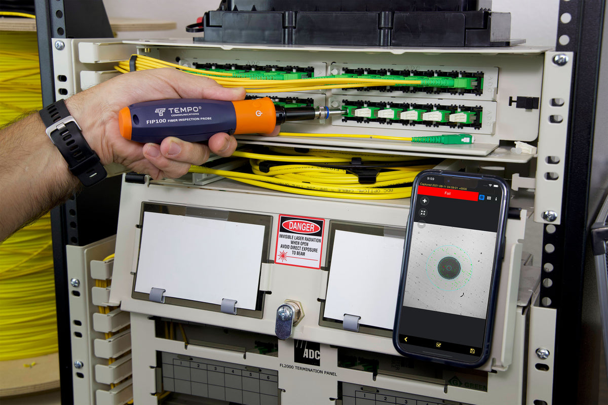 Tempo Communications FIP100 KIT | FIP100 Fiber Inspection Probe