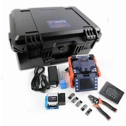 Tempo Communications FSP200-KIT2 | Core Alignment Fusion Splicer, Fiber Optic Cleaver With Auto End Cut Collection, Extra Battery And Fiber Stripper.