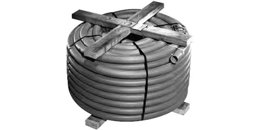 Thomas & Betts 11811-250 | Conduit – 2" Gray, 250' Reel, Flexible Non-Metallic Corrugated (P&C)
