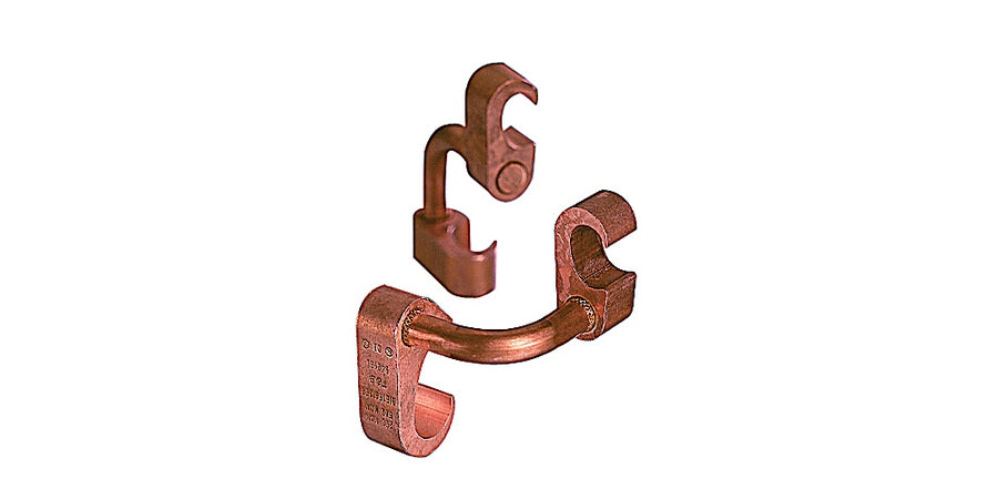 Thomas & Betts 54895L | Compression Ground Grid Connector, Cable Range 500 to 250 kcmil; Ground Rod 5/8 - 3/4 in.