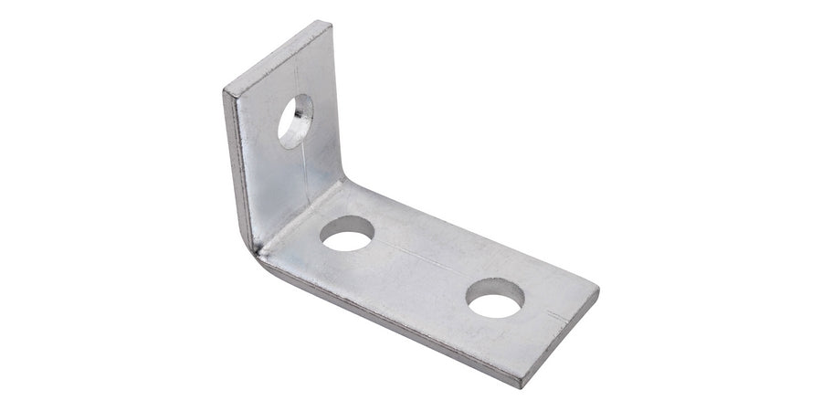 Thomas & Betts AB204EG | Angle Fitting, Number of Holes 3, Steel, SilverGalv Finish, Length 3.5 in.