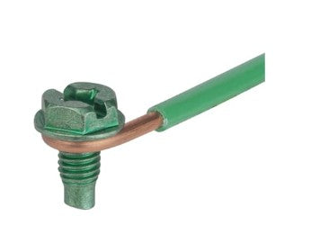 Thomas & Betts GSC 12 | Ground Screws, Steel, Green