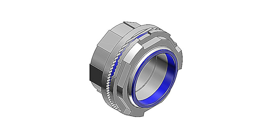 Thomas & Betts H600-TB | Hub Connector, 6 in. Trade, Zinc, Insulated
