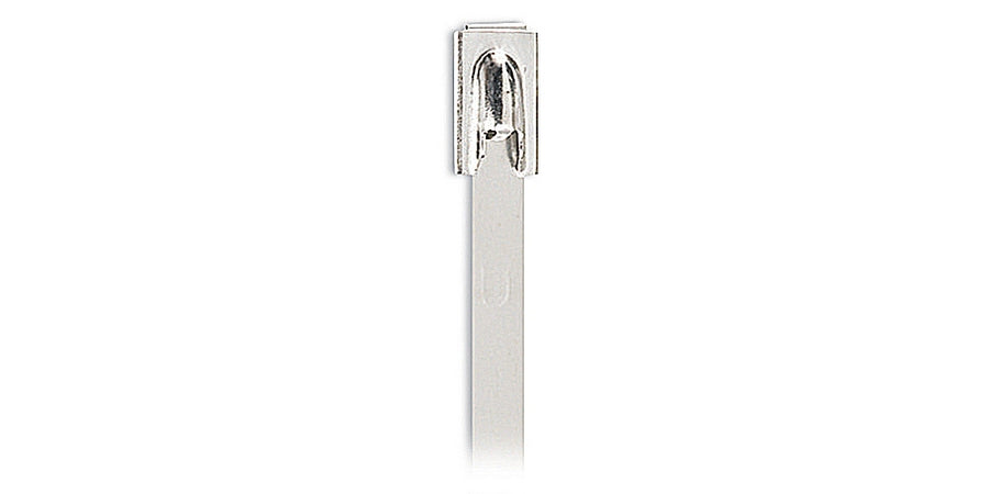 Thomas & Betts LS-4.6-520A | Cable Tie, Metallic Gray, 20-1/2 in. L, 0.187 in. W, 0.01 in. THK, 0.38 in. Min Bundle Dia