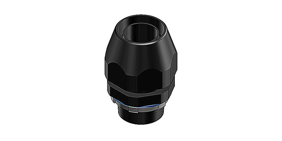 Thomas & Betts LT50P | Bullet-Straight Connector, 1/2 in., Thermoplastic