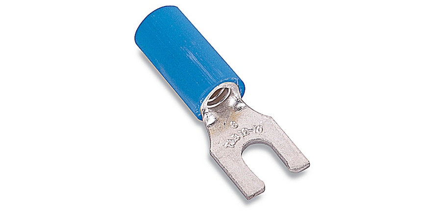 Thomas & Betts RB14-10FL | T&B RB14-10FL TERMINAL, LOCKING FORK; NY-Insul.; 600V; 18 TO 14 AWG; NO. 10