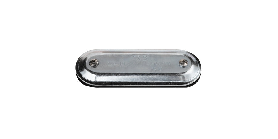 Thomas & Betts RS 4 | Box Cover, 4-Wire Twist-Lock Single Receptacle, Steel, Receptacle, Square, L x W 4 x 4 in.