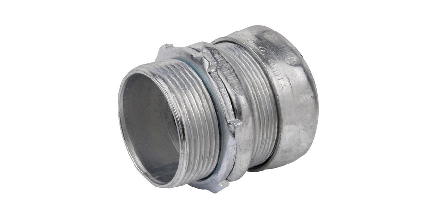 Thomas & Betts TC115A | Conduit Connector, MNPT, Straight, Steel, Trade Size 1-1/2 in.