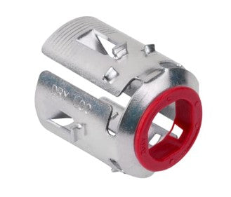 Thomas & Betts XC-130 | Connector, Threaded, Straight, Die-Cast Zinc, Snap-In, Zinc Plated