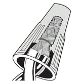 Thomas & Betts 10-421 | Bulk Packed High Temperature Porcelain Wire Connector HI-1.