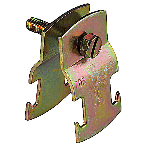 Thomas & Betts 700 1 1/2 EG | Superstrut 2-Piece EMT Conduit Clamp, SilverGalv Finish, 1/2 in.
