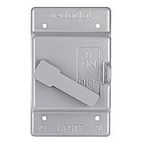 Thomas & Betts CFSTF | Industrial Grade Weatherproof Cover, Gasket and Screws Included, Single Gang, Front Lever, Switch, Box Mount