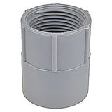 Thomas & Betts E942K | 2 1/2" Pvc Female Adapter Schedule 40/80 2-15/16"L Grey