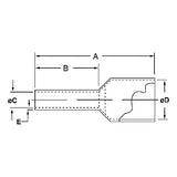Thomas & Betts F2041 | Insulated Ferrule