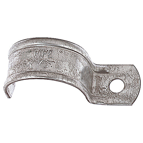 Thomas & Betts HS 110 | Steel City zinc plated steel 4 in. 1 hole rigid/IMC conduit strap.