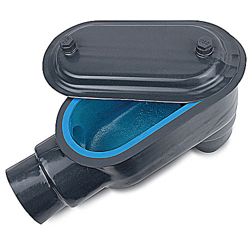 Thomas & Betts LB777-G | Conduit Outlet Body, Type LB, Threaded, Iron, 2-1/2 in., Form 7 Conduit Body