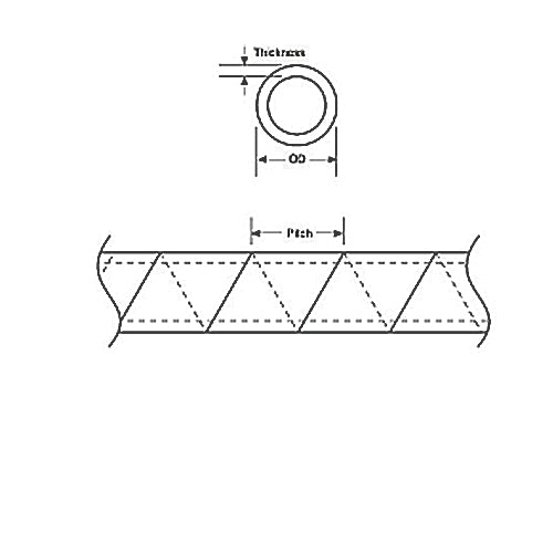 Thomas & Betts SRPE-750-9-C | Catamount Black Weatherable Polyethylene Reverse-Cut Spiral Wrap, 100 ft. Reel, .750 OD