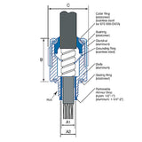 Thomas & Betts STE300 | Star Teck Extreme Aluminum Jacketed Cable Fittings, Hub Size 3"
