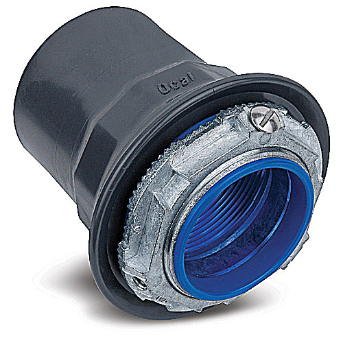 Thomas & Betts STG6-G | Ocal-Blue Grounding Hub, PVC Coated Zinc, Insulated 105°C, 2 in.
