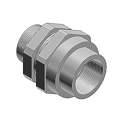 Thomas & Betts UNY 105-TB | 3-Piece Conduit Union, Electrogalvanized Steel, Rigid/IMC Conduit, Male, 1/2 in.
