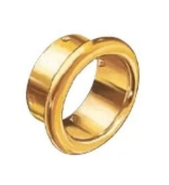 Timberline C500BZ-3 | Bezel, Polished Brass, For Cylinder Body, 3/4 in. H x 7/8 in. Dia.
