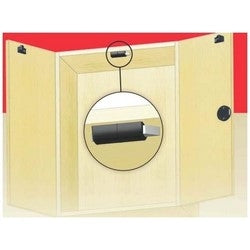 Timberline D200DL-BLK | Door Latch Lock Kit Double Lock on Top Right/Bottom Left, Black with Latch, Activator, Catch