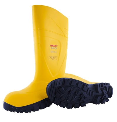 Tingley Rubber Corporation 77253.9 | Tingley Steplite X Polyurethane Boots Yellow/Navy, Size 9