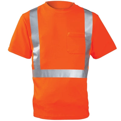 Tingley Rubber Corporation S75029.2X | Tingley Class 2 High-Vis T-Shirt Fluorescent Orange, 2X-Large