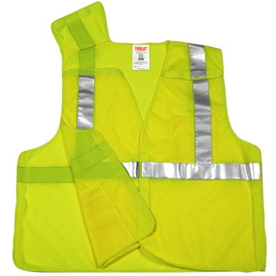 Tingley Rubber Corporation V70522.S-M | Tingley Class 2 High-Vis 5-Point Breakaway Vest Fluorescent Lime, Small/Medium