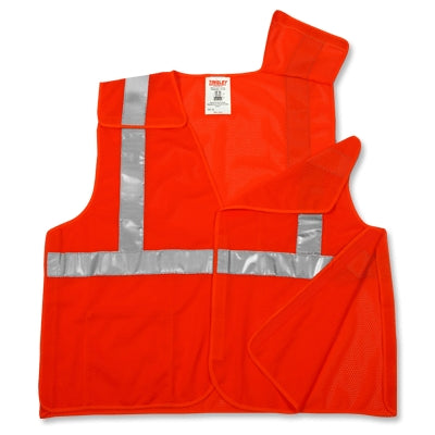 Tingley Rubber Corporation V70529.S-M | Tingley Class 2 High-Vis 5-Point Breakaway Vest Fluorescent Orange, Small/Medium