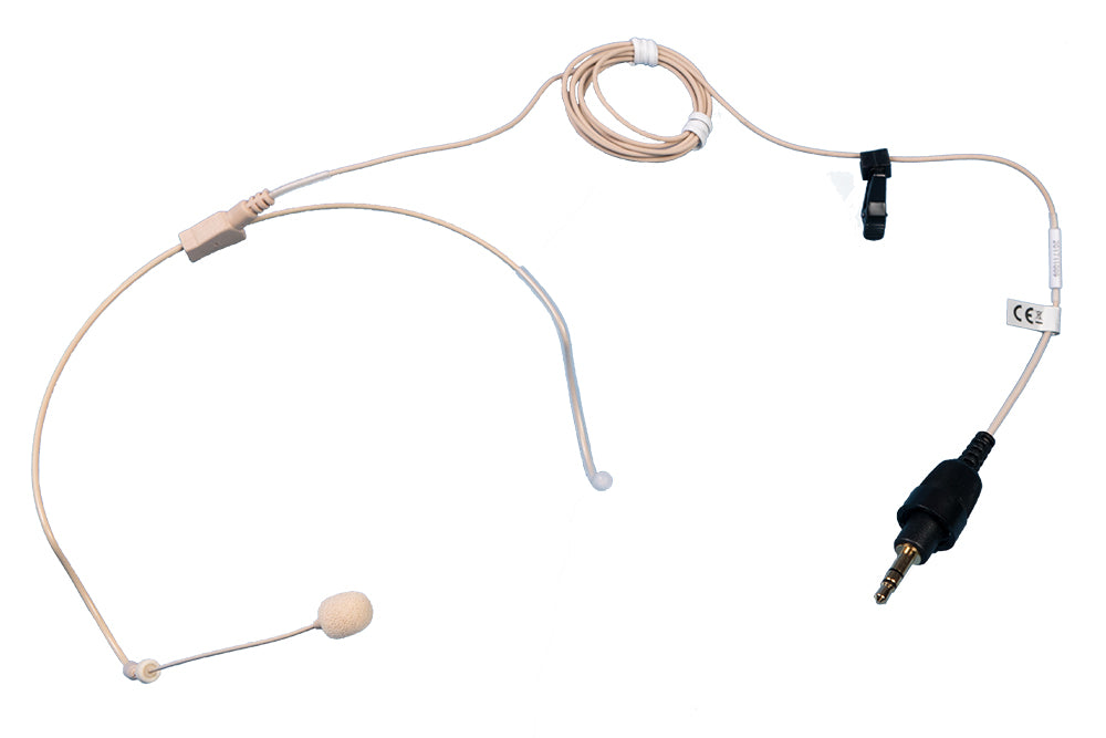 Toa Electronics YP-M5000H | Beige Color Headset Microphone with An Omnidirectional Pick-Up Pattern