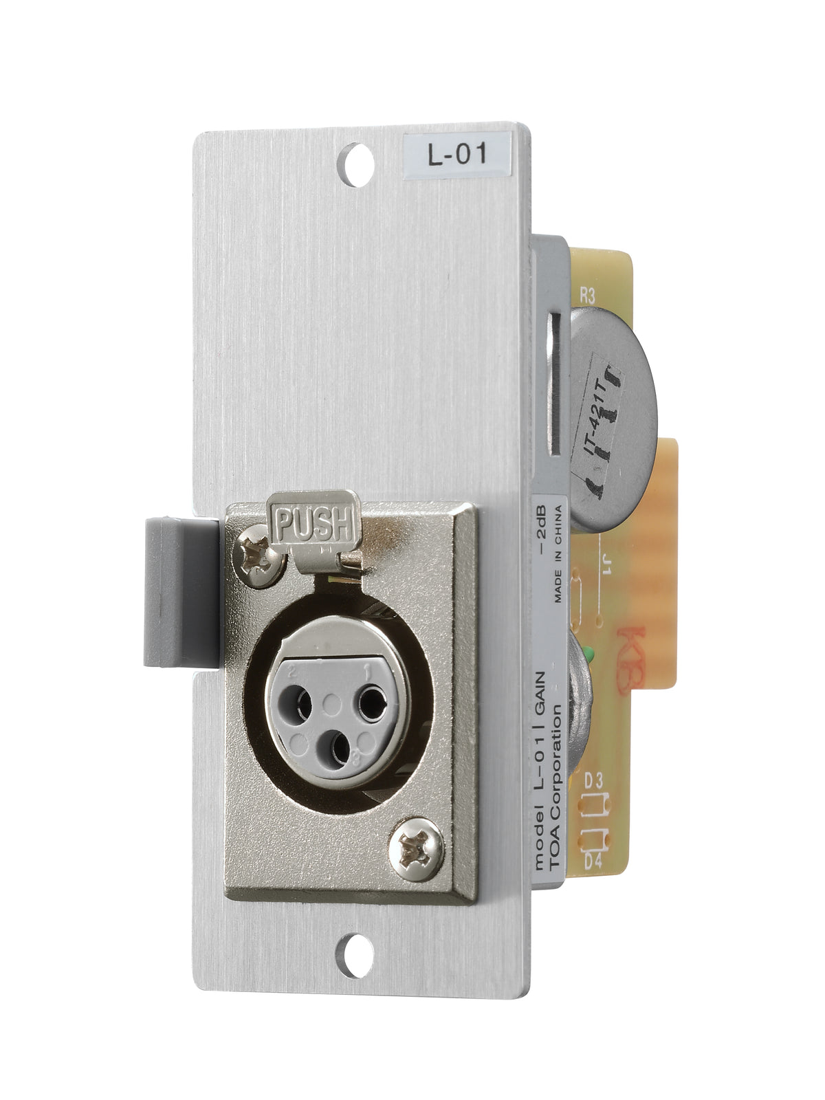 TOA Electronics L-01F - AUDIO - TOA LINE MATCHING INPUT