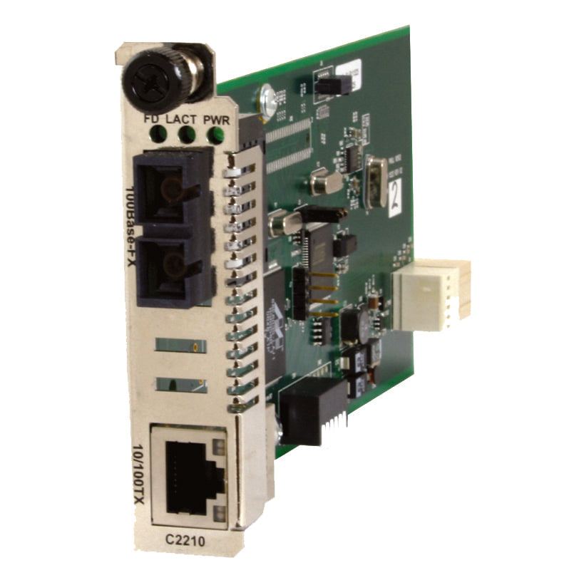 Lantronix C2210-1039 | Ion Platform Slide-in-cards10/100b-tx To 100b-fx, 1300nmmm (lc)