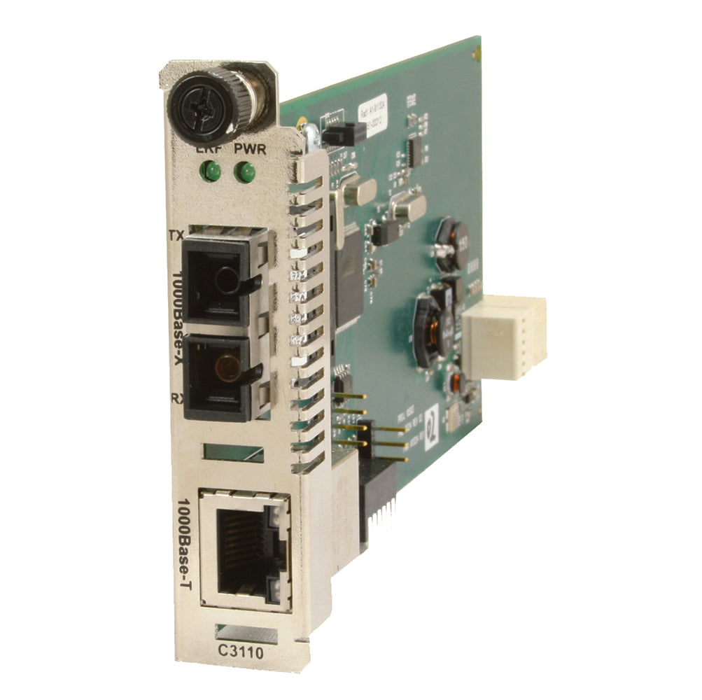 Lantronix C3110-1040 | Ion Gigabit Ethernet Media Converter Module, 1000base-t (rj-45) [100 M/328 Ft.]to 1000base-x Sfp Slot (empty)