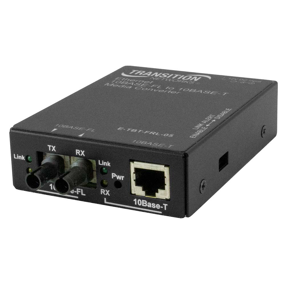 Lantronix ETBTFRL05LNA | 10base-t Rj45 To 10base-fl, 1300 Nm, Multimode, St, 5 Km