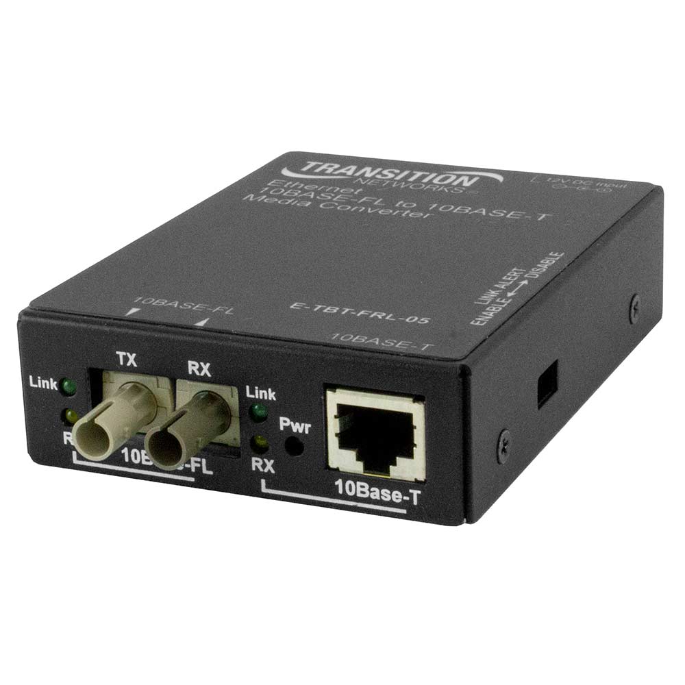 Lantronix ETBTFRL05LNA | 10base-t Rj45 To 10base-fl, 1300 Nm, Multimode, St, 5 Km
